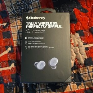 Skullcandy Truly Wireless Perfectly Simple Sesh Earbuds - Black
